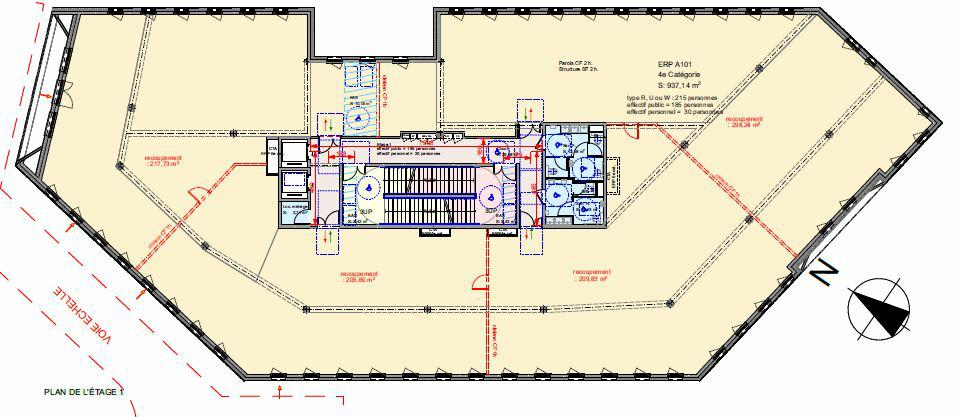 Bureau Strasbourg 8000m² Location bureau Strasbourg Bas-Rhin OLBUR2420568 9
